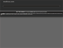 Tablet Screenshot of medtrax.com